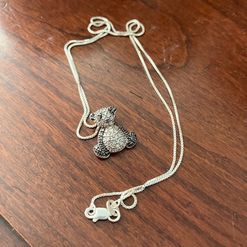 Diamond Panda Necklace